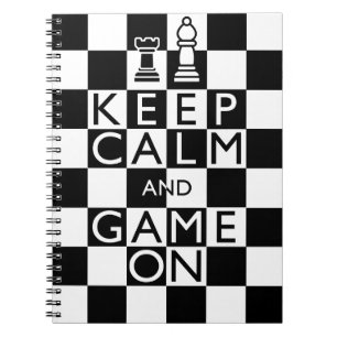 CALM UND SPIEL behalten - Schach Notizblock