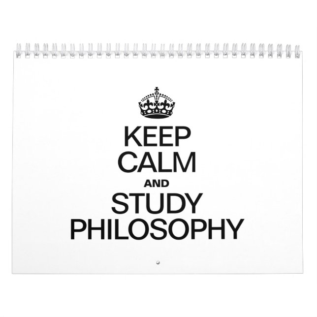 CALM UND STUDY PHILOSOPHIE behalten Kalender (Titelbild)