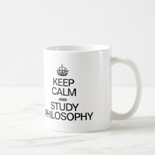 CALM UND STUDY PHILOSOPHIE behalten Tasse