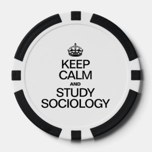 CALM UND STUDY SOCIOLOGIE behalten Pokerchips