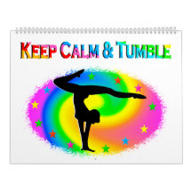 CALM UND TUMBLE GYMNASTICS CALENDAR behalten