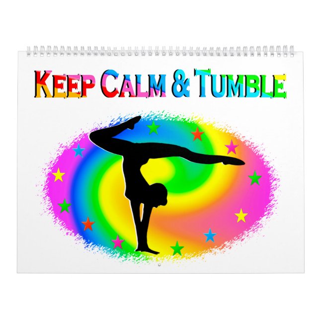 CALM UND TUMBLE GYMNASTICS CALENDAR behalten Kalender (Titelbild)