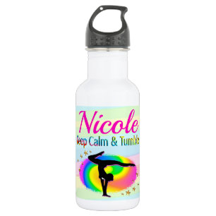 CALM- UND TUMBLE GYMNASTICS-DESIGN behalten Edelstahlflasche