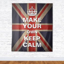 Calm-Vorlage behalten - Vintage Backballer der Uni Wandteppich