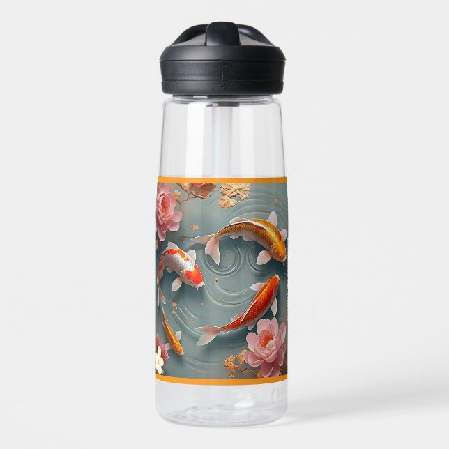 "Calm Waters Rise" Trinkflasche (Vorne)