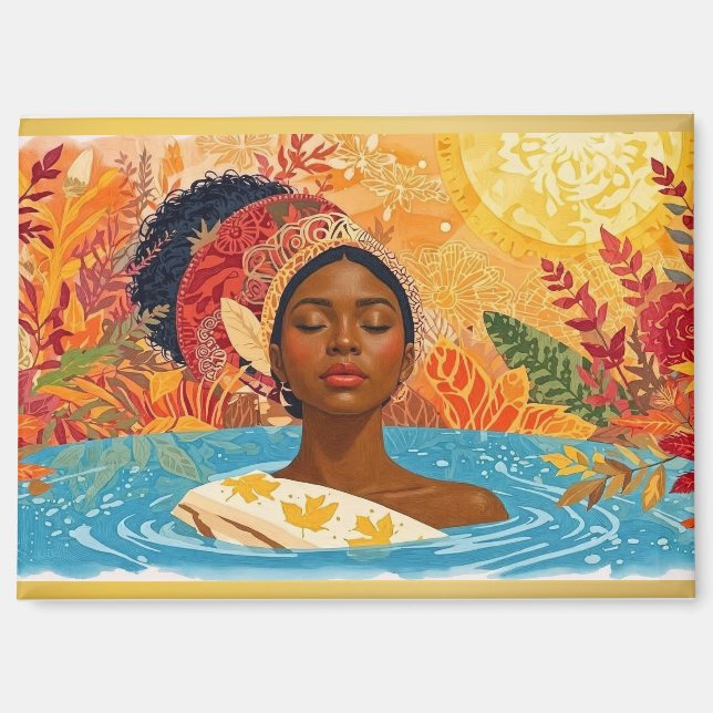 Calm Woman  Magnet (Vorderseite)