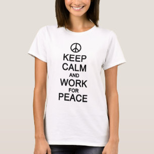 CALM & WORK FÜR PEACE Shirt behalten - Stil auswäh