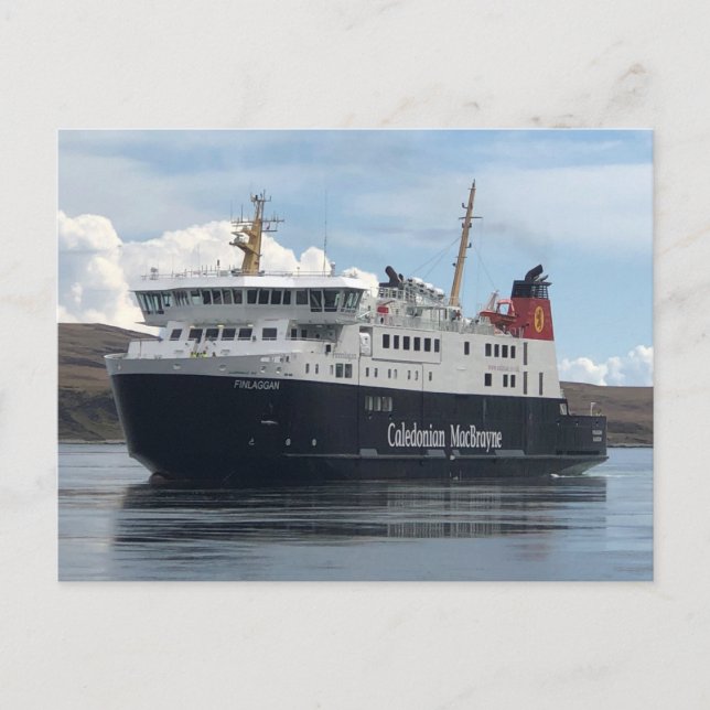 Calmac Ferry Sailing Islay in Schottland Postkarte (Vorderseite)