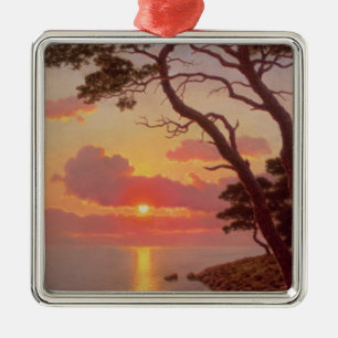 Calme de Soir, Cote d'Azur Silbernes Ornament