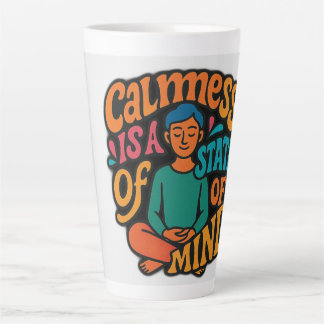 Calmess ist ein Staat des Geistes - die Yogi Zen v Milchtasse