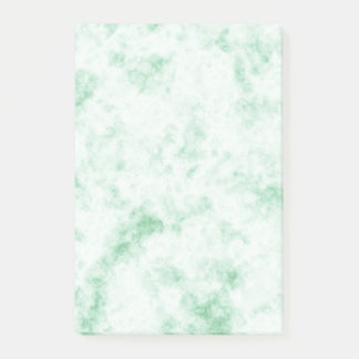 Calming Green Marble Post-It Notes Klebezettel