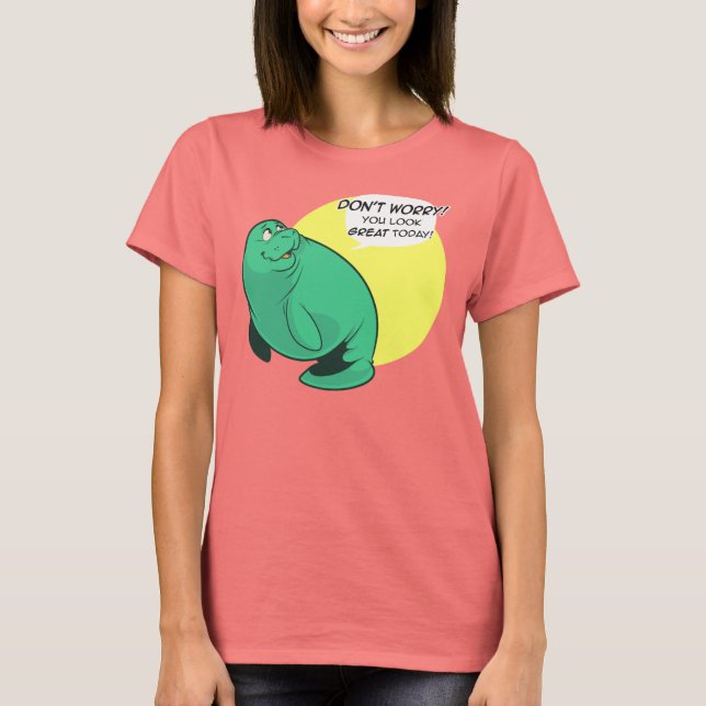 Calming Manatee Shirt [Women's] (Vorderseite)