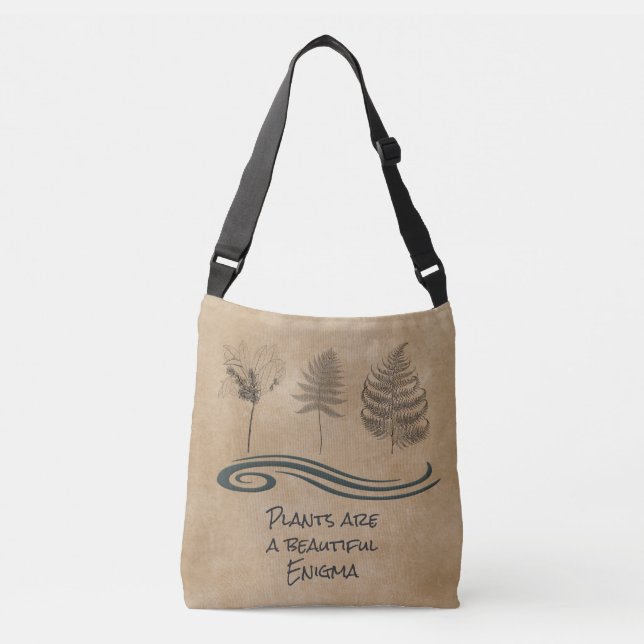 Calming Tote Bag für Pflanze Liebhaber Tragetaschen Mit Langen Trägern (Vorderseite)