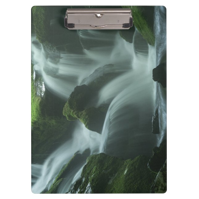Calming Waterfall Klemmbrett (Vorderseite)