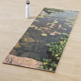 Calming Zen Garden Koi Fischteich Yogamatte