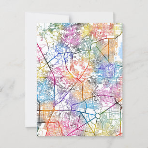 Caloocan Philippinen Stadtkarte Postkarte