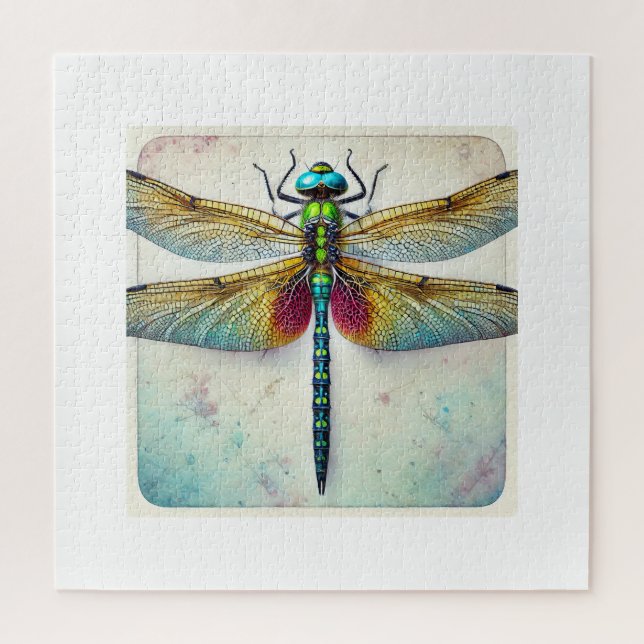 Calophlebia Dragonfly 050824IREF242 - Watercolor Puzzle (Vertikal)