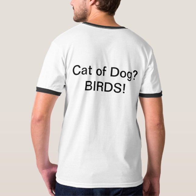 Calopsita druckt Rose T-Shirt (Rückseite)