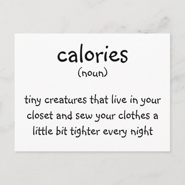 calories postkarte (Vorderseite)