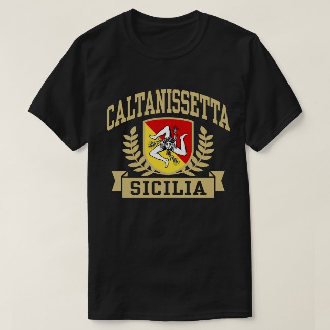Caltanissetta Sicilia T-Shirt (Design vorne)