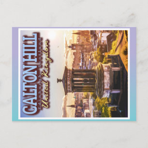 CALTON HILL - DAS DUGALD STEWART MONUMENT POSTKARTE
