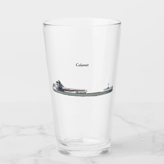 Calumet-Glas Glas (Vorderseite)