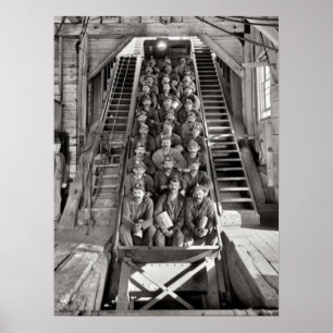 Calumet Kupfer Mines Michigan Circa 1905 Poster