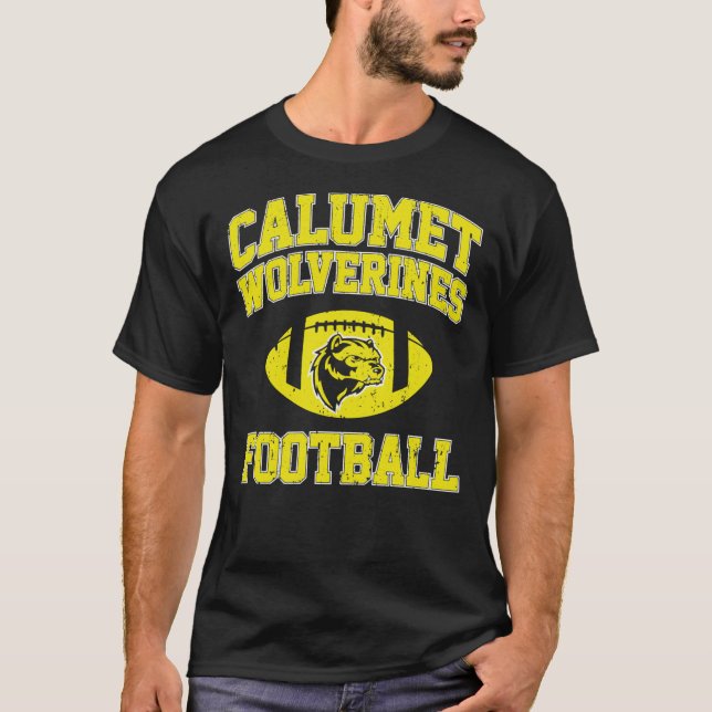 Calumet Wolverines Football Essential T - Shirt (Vorderseite)