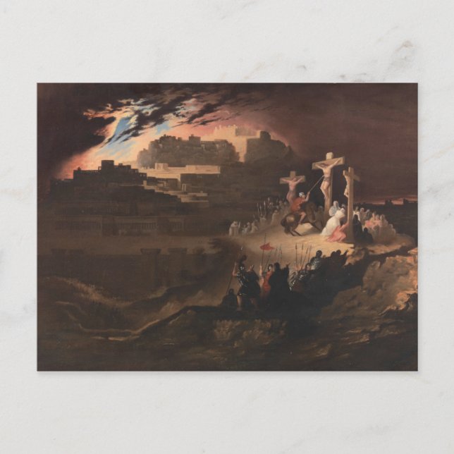 Calvary von John Martin Postkarte (Vorderseite)