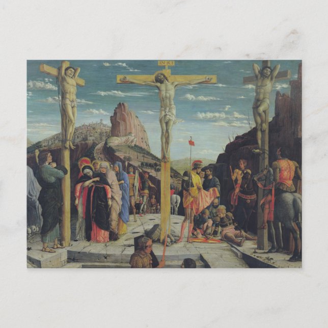 Calvary, zentrales Predella Panel Postkarte (Vorderseite)