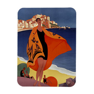 Calvi Stadt in Haute-Corse, Frankreich Magnet