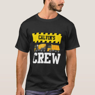 Calvin Bau Crew Custom Dumptruck Dump Tru T-Shirt