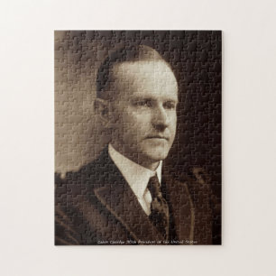 Calvin Coolidge 30. Präsident der USA Puzzle
