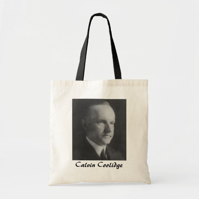 Calvin Coolidge 30 Tragetasche (Vorne)