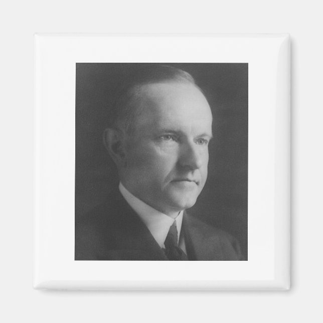 Calvin Coolidge Magnet (Vorne)