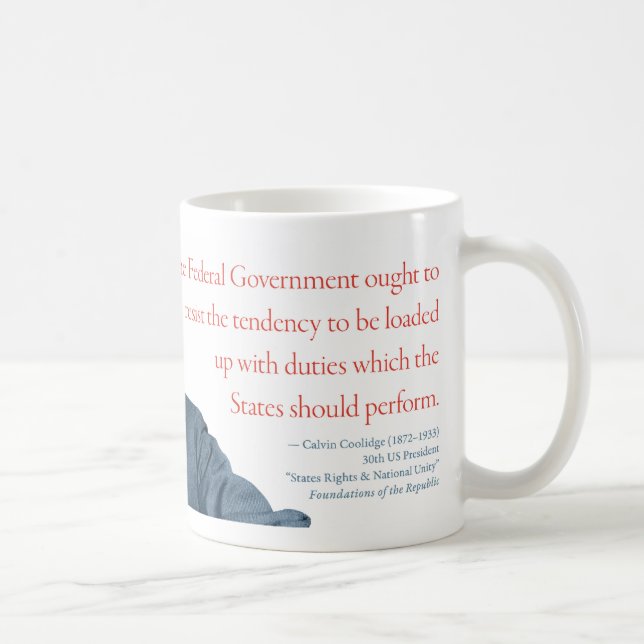 Calvin Coolidge Tasse #18 (Rechts)