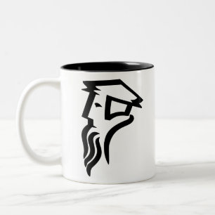 Calvin-Logo Zweifarbige Tasse