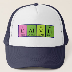 Calvin Periodenname Truckerkappe