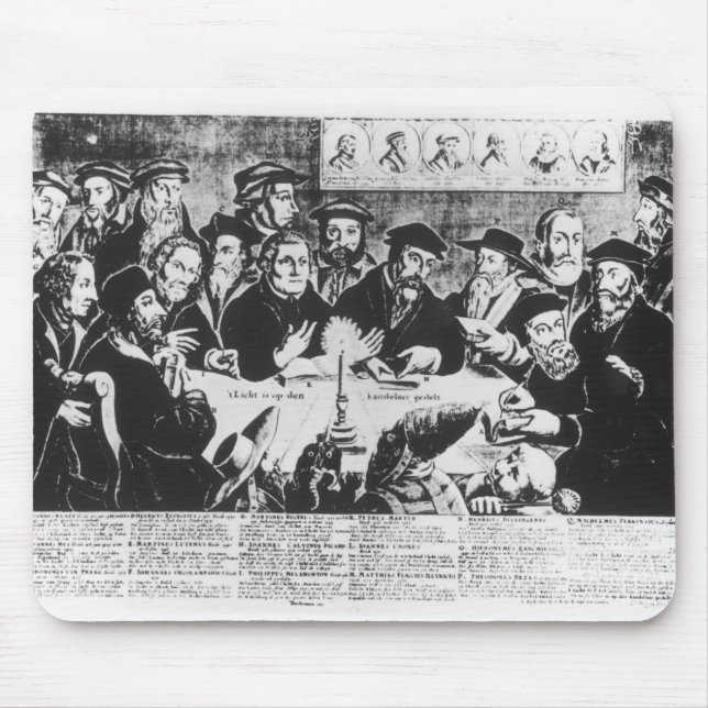 Calvin und Luther (Stich) Mousepad (Vorne)