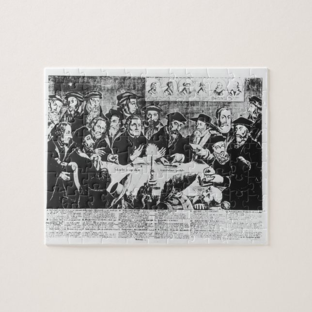 Calvin und Luther (Stich) Puzzle (Horizontal)