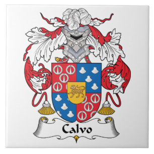 Calvo Familienwappen Fliese
