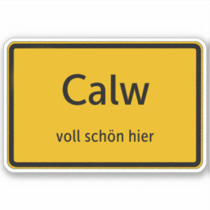 Calw Aufkleber Sticker Autoaufkleber
