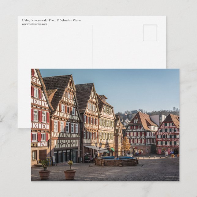 Calw Schwarzwald Postkarte (Vorne/Hinten)