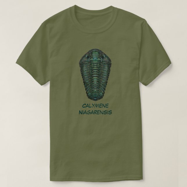 Calymene Niagarensis Trilobit T-Shirt (Design vorne)
