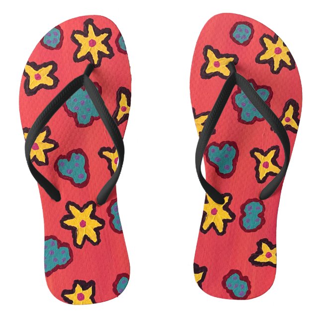 Calypso Zehentrenner Flip Flops (Fußbett)