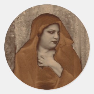 Calyspo-Geheimnis Runder Aufkleber