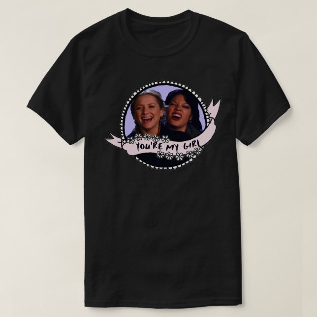 Calzona du mein Mädchen T-Shirt (Design vorne)