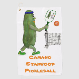 Camano Stanwood Pickleball Golfhandtuch