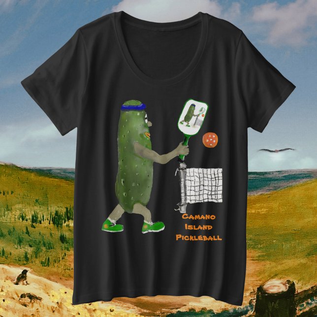 Camano Stanwood Pickleball Große Größe T-Shirt (Von Creator hochgeladen)