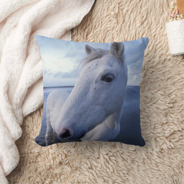Camargue Horse Kissen (Decke)